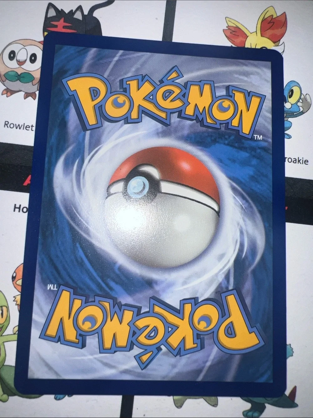 Pokemon Tapu Bulu Holographic Card — Yellow & Green